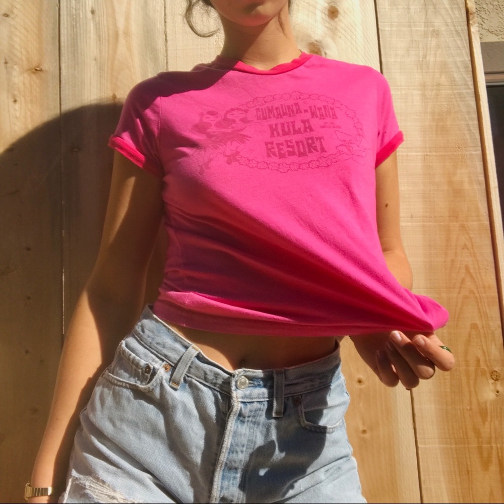 👛 cute pink graphic tee 👛